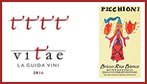 October 2015 Four Grapes award by Vitae-AIS for our Bricco Riva Bianca 2011