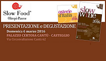 March 6 2016 – Casteggio (PV) Presentation of the Slow Food/Slow Wine guides @ Certosa Cantù