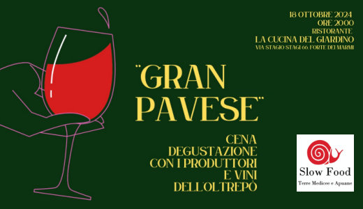 Cena-degustazione "Gran Pavese" (Forte dei Marmi, LU - 18/10/2024)